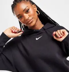 M 新品 ナイキ フーディ パーカー オーバーサイズ スウェット レディース 黒