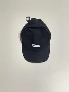 Champion キッズ キャップ 黒 コットン 52〜54cm ロゴ入りのサムネイル