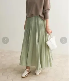 URBAN RESEARCH DOORS ランダムプリーツロングスカート