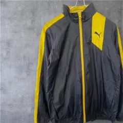 PUMA プーマ ジュニア160 ジャケット 黒黄