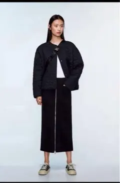 新品未使用タグなし ZARA❤︎フェイクスエードペンシルスカート(XS)