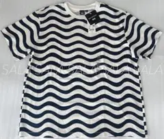 新品未使用タグ付き　ユニクロ　マリメッコ　グラフィックTシャツ　２ＸＬ　ネイビーのサムネイル