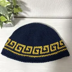 328クラシックハット☆クラッシャーハット☆バケットハット☆手編みニット帽