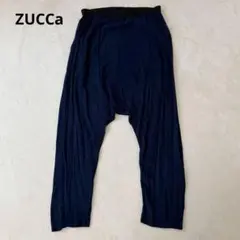 Zucca イージーサルエルパンツ S ネイビー ストレッチ ナイロン ズッカ