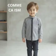 COMME CA ISM ストライプシャツ 100A A1218