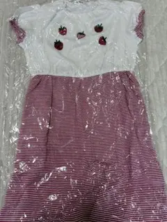 新品 familiar いちご刺繍 半袖ワンピース 120 - メルカリ