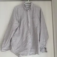 UNIQLO チェック柄 長袖シャツ Lサイズ