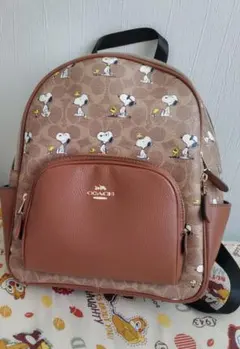 COACH スヌーピー柄リュック