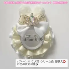 痛ロゼット パターンN うさ耳 クリーム白 即購入⭕️