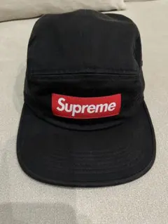 Supreme Box Logo Camp Cap ブラック - メルカリ