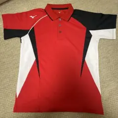 ミズノ　バドミントン　ポロシャツ　上