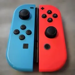 【超美品純正完動品】NintendoSwitchJoy-Conコントローラ青赤④