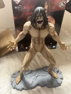 進撃の巨人一番くじエレン・イェーガー フィギュア A賞　箱あり