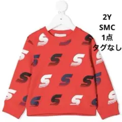 セール　新品　SMC ロゴプリント 裏起毛スウェット 2Y