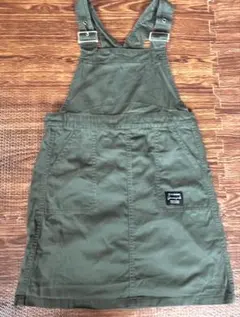 オリーブグリーン ジャンバースカート