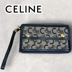 vintage CELINE セリーヌ C馬車 クラッチバッグ