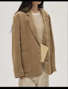 TODAYFUL Boyfriend Linen Jacket ベージュ 36のサムネイル
