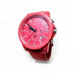 ARMAI EXCHANGE　レッド ラバーベルト クロノグラフ 時計