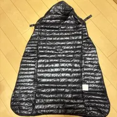 BabyHopper 防寒カバー防寒ケープフード付きダウンジャケット 黒のサムネイル