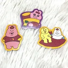 おぱんちゅうさぎ んぽちゃむ きみまろ スシロー　ピック 3枚セット お芋