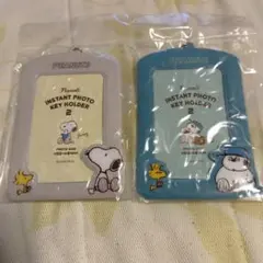 【新品】PEANUTS インスタントフォトキーホルダー 2個セット