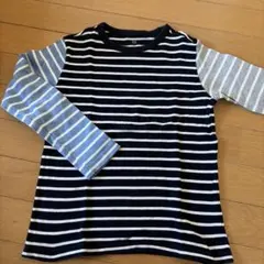 UNIQLO ユニクロ☆ボーダー長袖カットソー☆size130