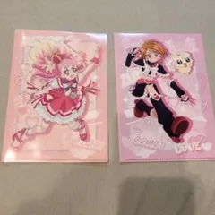 プリキュア クリアファイル 2枚セット　JAPAN