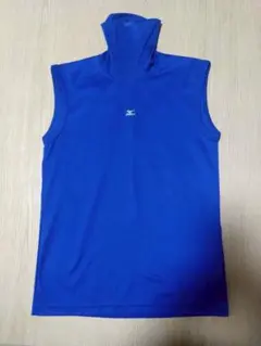 MIZUNO 青 タートルネック アンダーシャツ M