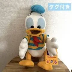 ディズニー　ディズニーランド　トゥーンタウン　ドナルド　ぬいぐるみ