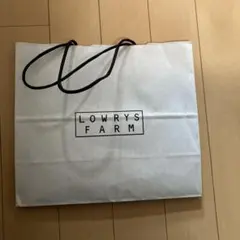 LOWRYS FARM ショップ袋 ホワイト　　8️⃣