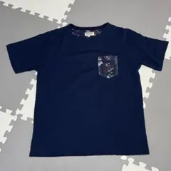 POWER TO THE PEOPLE 半袖Tシャツ ネイビー Mサイズのサムネイル