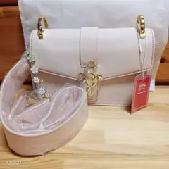 【新品 訳あり 値下げ】SamanthaVega ショルダーバッグ ベビーピンクのサムネイル
