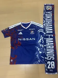 未着用 横浜F・マリノス 山根陸 #28 2026/27 3XL タオル付 - メルカリ