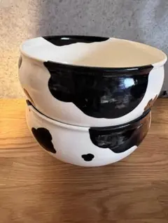 ⭐︎⭐︎⭐︎はるうららら様専用 鈴木環　丼　2つセット　mow 牛柄　ピジョン