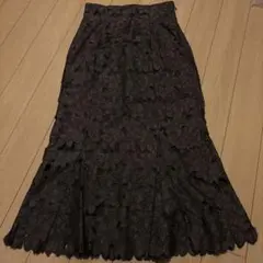 ココディール エンブロイダリーレースマーメイドスカート