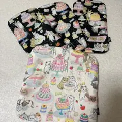 1枚400円 ちょっと大きめハーフハンカチ yukiemonファブリック生地使用