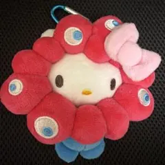 万博ミャクミャクキティ ぬいぐるみ カラビナ付き
