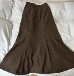 LOWRYS FARMマーメイドスカート　ブラウン　L