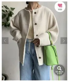 DOU DOU ツィードジャケット＜新品・未使用＞