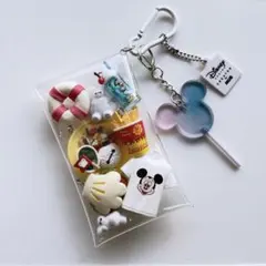 ガチャ詰めポーチ　ディズニー　ミッキー　ベイマックス　フード　ミニチュア