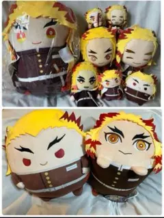 鬼滅の刃　煉獄杏寿郎　おっきいまめめいと　まめめいと　ぬいぐるみ　まとめ