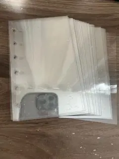 メリング A7両面透明シール台紙リフィル ハードタイプ