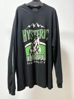 HYSTERIC GLAMOUR ブラック長袖カットソー