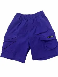 CAMP7 キッズ カーゴハーフパンツ パープル