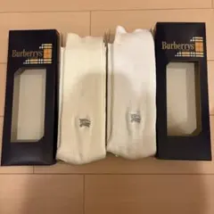 Burberrys ホワイトソックス 24-26 2足セット