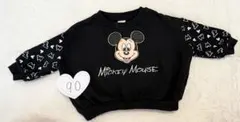 ♡早い者勝ち♡新品未使用　ミッキー　トレーナー　黒　90