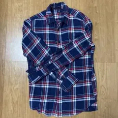 UNIQLO ネルシャツ M ネイビー/レッド/ホワイトチェック