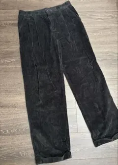 90's 古着 croft & barrow コーデュロイパンツ 黒
