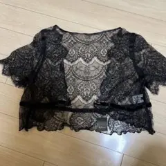 K.T. ブラックレースカーディガン サイズ9のサムネイル