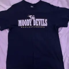 GILDAN MOODY DEVILS プリントTシャツ ネイビー Mサイズのサムネイル